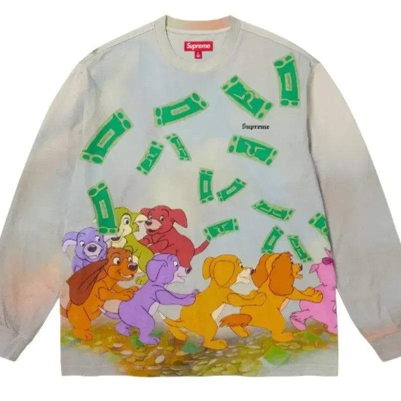 [BUNJANG] Supreme All Dogs Go To Heaven Long Sleeve Top Day - 25FW / (L)슈프림 올 독스 고 투 헤븐 롱슬리브 탑 데이 - 25FW