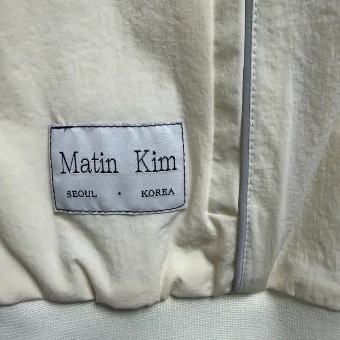 [BUNJANG] Matinkim Piping Track Jumper - Light Yellow / 마뗑킴 파이핑 트랙 점퍼 라이트 옐로우
