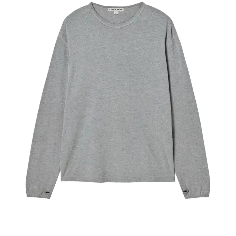 [BUNJANG] After Pray Wool Blended Long Sleeve Melange Grey / [S] 애프터프레이 울 블렌디드 롱 슬리브 멜란지 그레이