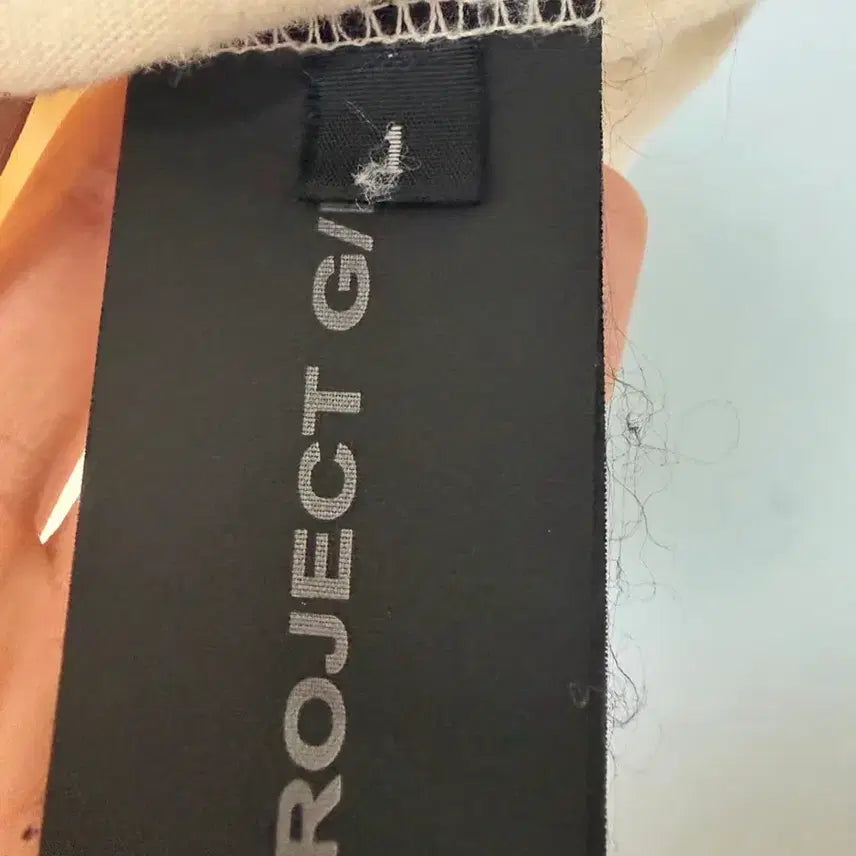 [BUNJANG] Project G/R Long Sleeve Ivory Size 1 / [1] 프로젝트지알 Project G/R 롱슬리브 아이보리