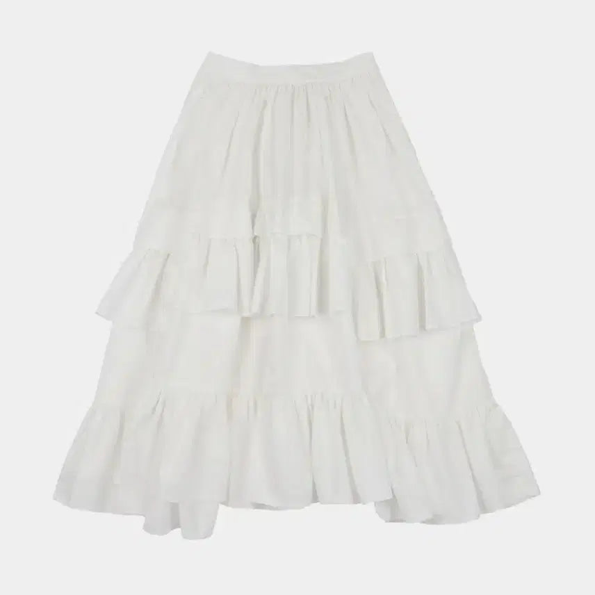 [SOLD OUT] 아유서울 러플 미디 스커트