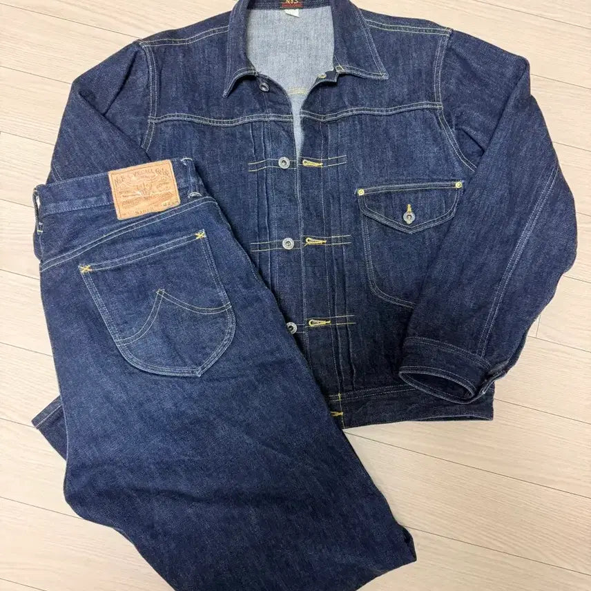 [BUNJANG] Bronson 101j Denim Jacket &amp; Pants Set / 브론슨 101j 셋업