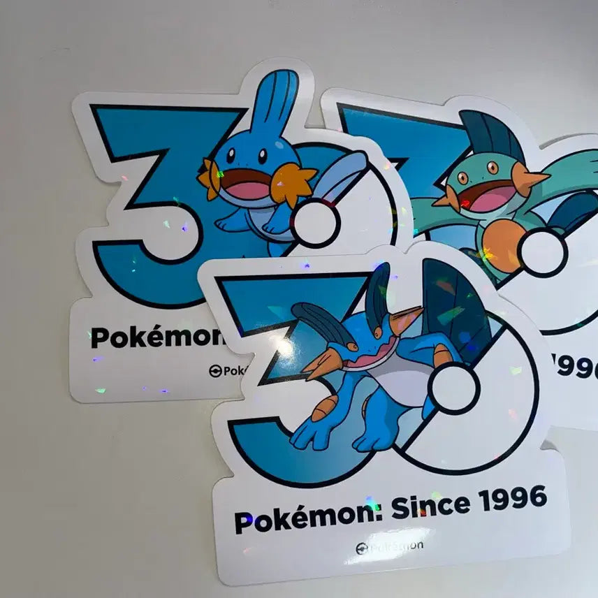 [BUNJANG] Pokemon 30th Anniversary Sticker / 포켓몬 30주년 스티커