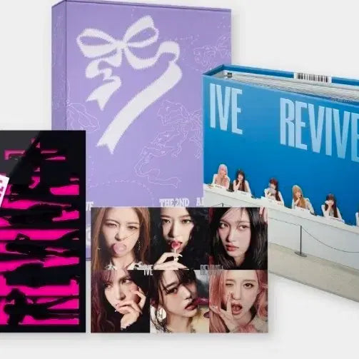 [BUNJANG] IVE "IVE RE;VE" 4 Album Set Bundle / 새제품) 아이브 리바이브 앨범 4종 세트 일괄