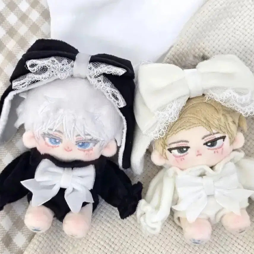 [BUNJANG] Jujutsu Kaisen Gojo &amp; Nanami 10cm Plush Dolls / 주술회전 고죠씨와 나나미군 고죠, 나나미 속성 10cm 인형 양도