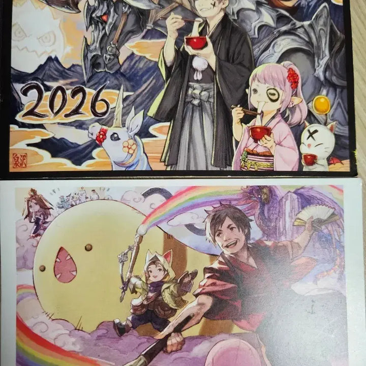 [BUNJANG] Final Fantasy XIV Eorzea Cafe Postcard Bundle / 파판14 에오르제아 카페 엽서 일괄로 팝니다