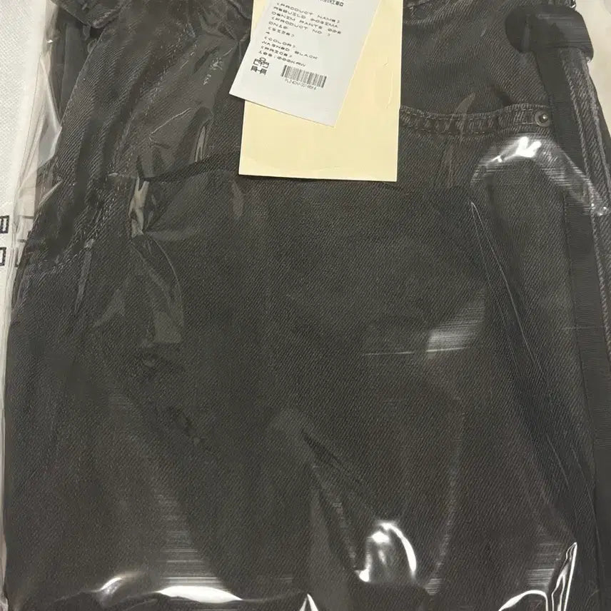 [BUNJANG] Politeru Rebuild Gosima Denim Pants Black / (4) 폴리테루 리빌드 고시마 데님팬츠 002 블랙