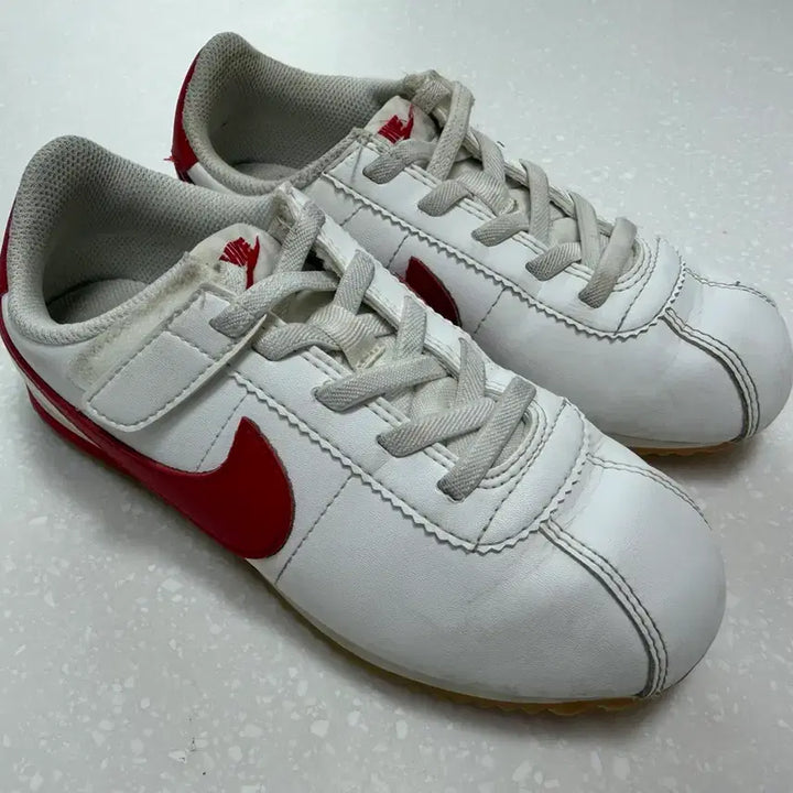 [SOLD OUT] 나이키 코르테즈 키즈 찍찍이 흰빨 190