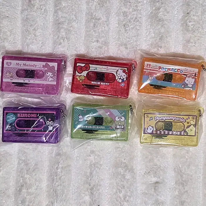 [BUNJANG] Sanrio Cassette Gacha 6종 Bundle Set / 산리오 카세트가챠6종[일괄]