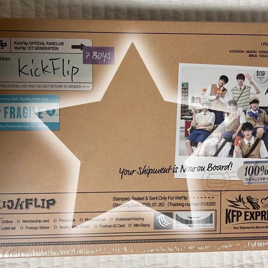 [BUNJANG] Kick Flip 1st Generation Fanclub Kit (Sealed) / 킥플립 1기 팬클럽 키트 양도(미개봉)