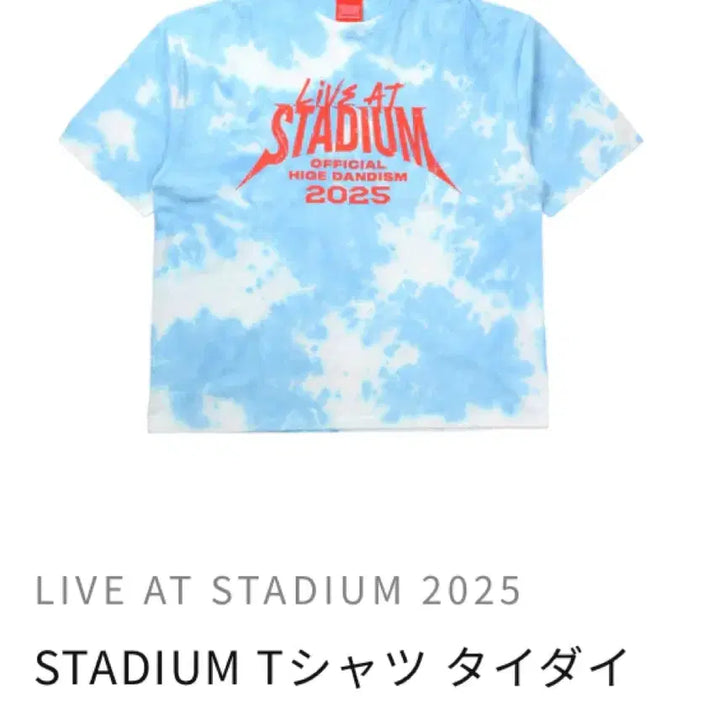 [BUNJANG] Official Hige Dandism Tie-Dye T-Shirt (L) / 히게단 타이다이 티셔츠( L)
