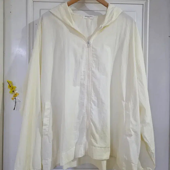 [BUNJANG] Zipper Hooded Jacket - Spring, Plus Size / 봄 빅사이즈   고급스러운  바스락  지퍼후드 자겟   가슴단면76