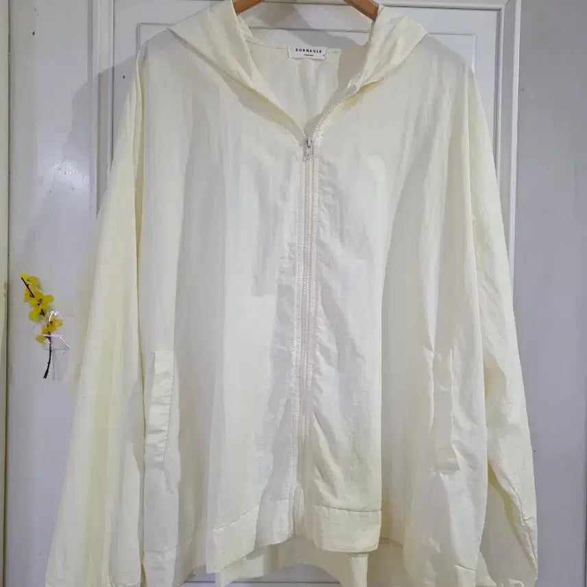 [BUNJANG] Zipper Hooded Jacket - Spring, Plus Size / 봄 빅사이즈   고급스러운  바스락  지퍼후드 자겟   가슴단면76
