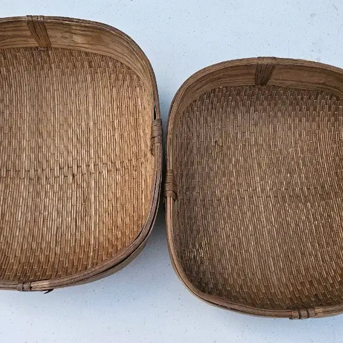 [BUNJANG] Antique Korean Traditional Woven Basket (Dongguri) / 민속품 동구리