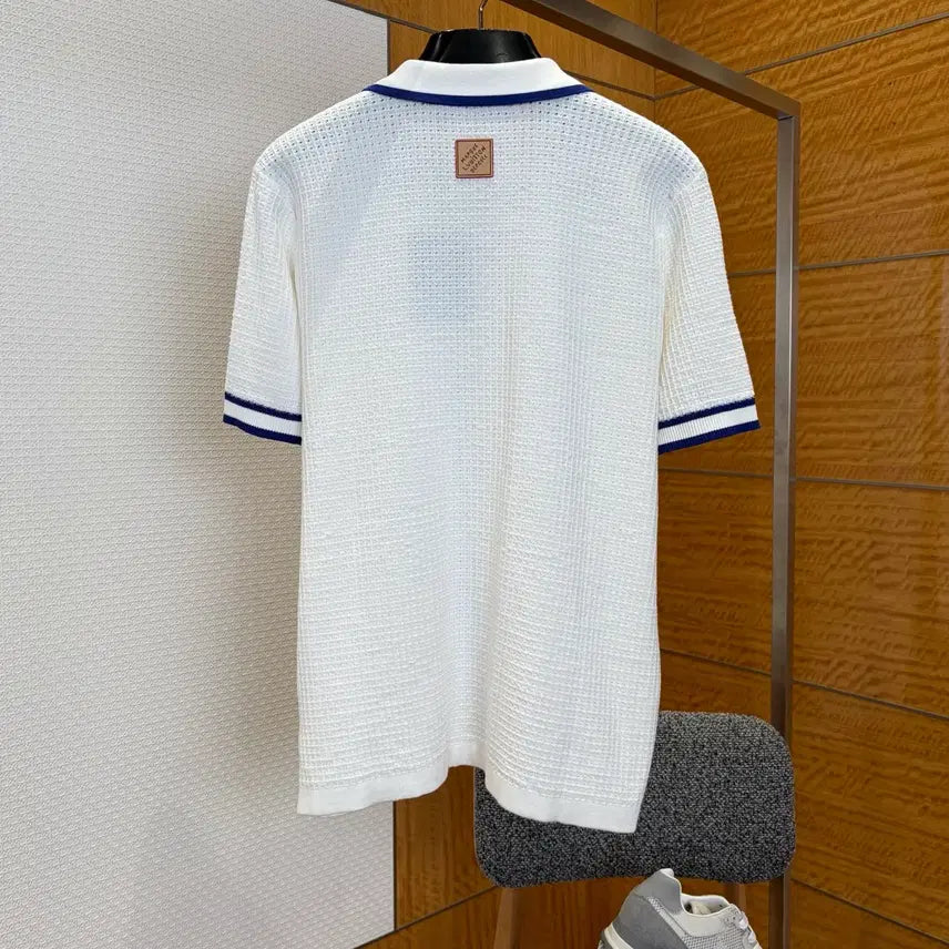 [BUNJANG] Louis Vuitton Logo Collar Short Sleeve T-Shirt Men&
