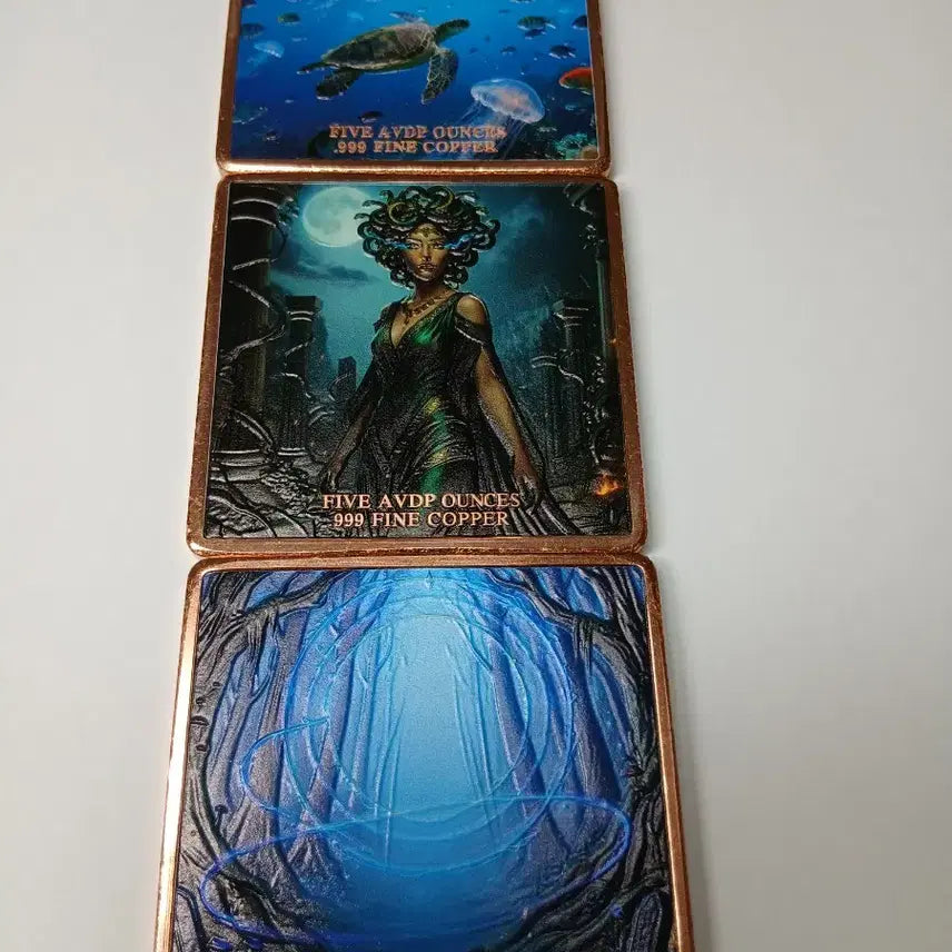 [BUNJANG] Mythological Goddesses Medusa, Mermaid, Forest Witch 5oz Copper Set / 신화 속 여신 메두사/인어/숲의 마녀 5oz 3종