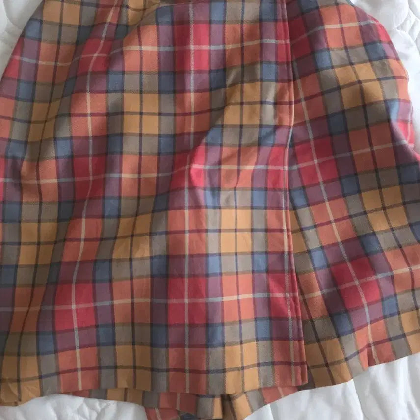 [BUNJANG] Check Pattern Mini Pants / 체크 패턴 미니 팬츠