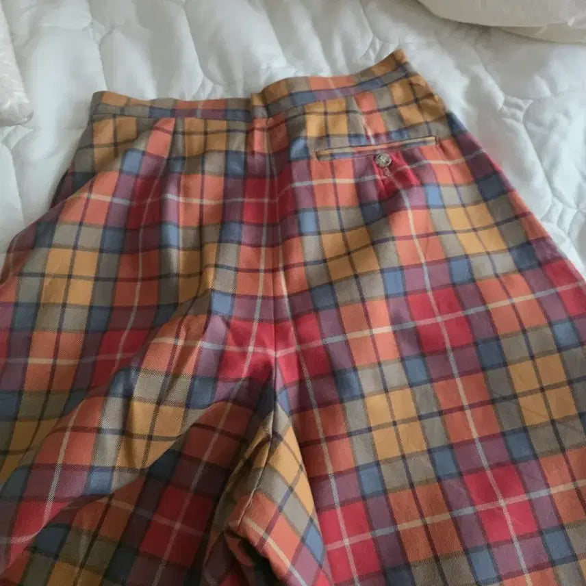 [BUNJANG] Check Pattern Mini Pants / 체크 패턴 미니 팬츠