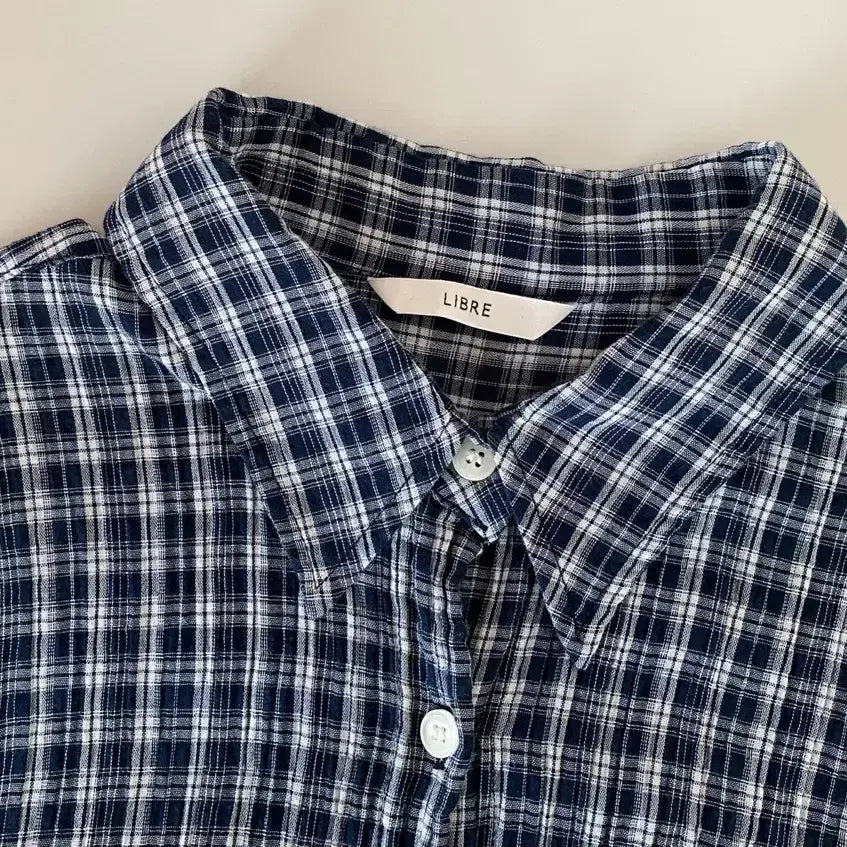 [BUNJANG] LIBRE Camp Check Long-Sleeve Shirt / LIBRE 리브레 체크 셔츠 여름 긴팔 남방