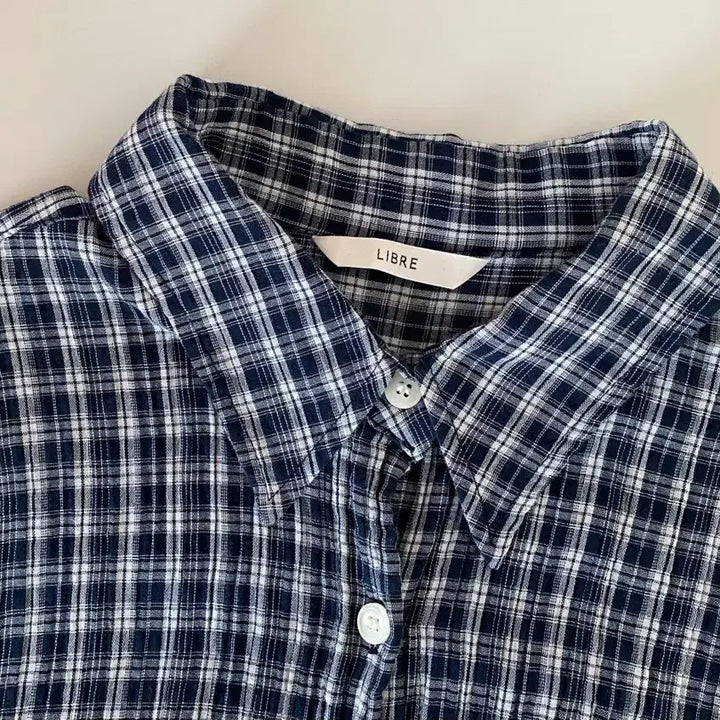 [BUNJANG] LIBRE Camp Check Long-Sleeve Shirt / LIBRE 리브레 체크 셔츠 여름 긴팔 남방