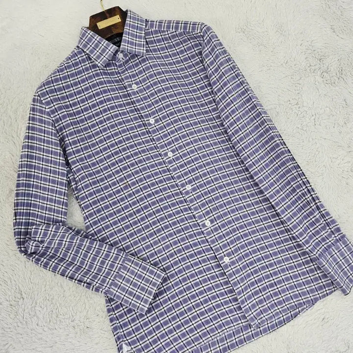 [BUNJANG] Tom Ford Purple Check Shirt / 톰포드 퍼플 체크 셔츠