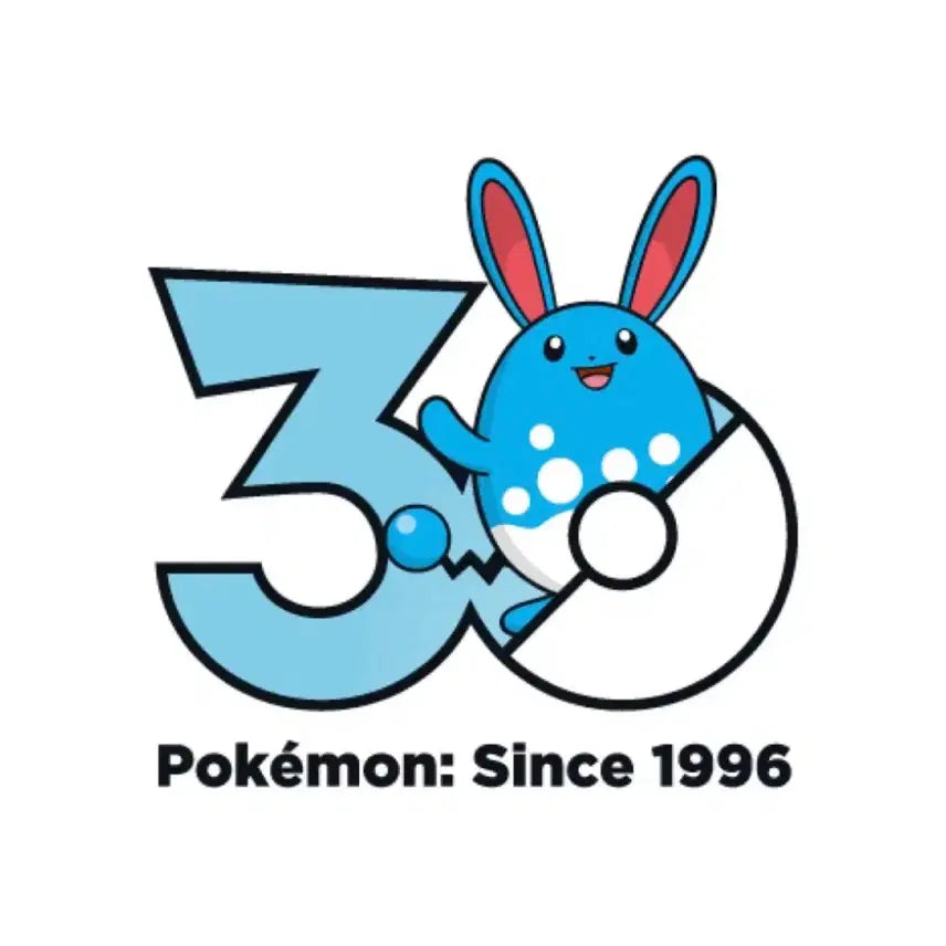 [SOLD OUT] [판매] 포켓몬 30주년 기념 로고 스티커 마릴리 마릴 루리리 양도 굿즈