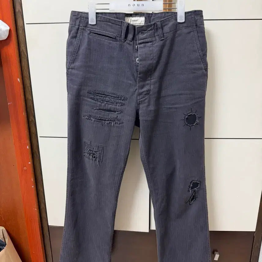 [BUNJANG] Fears Damage Chino Pants M / 피어스 데미지 치노 m