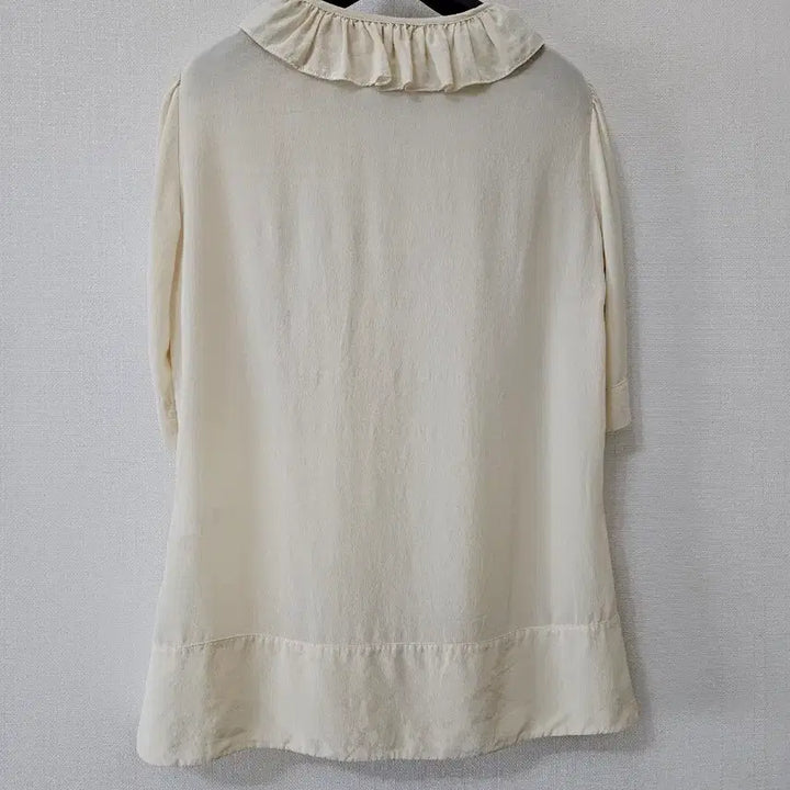 [BUNJANG] Maje 100% Silk Blouse Ivory / 마쥬 매장판 실크100 블라우스