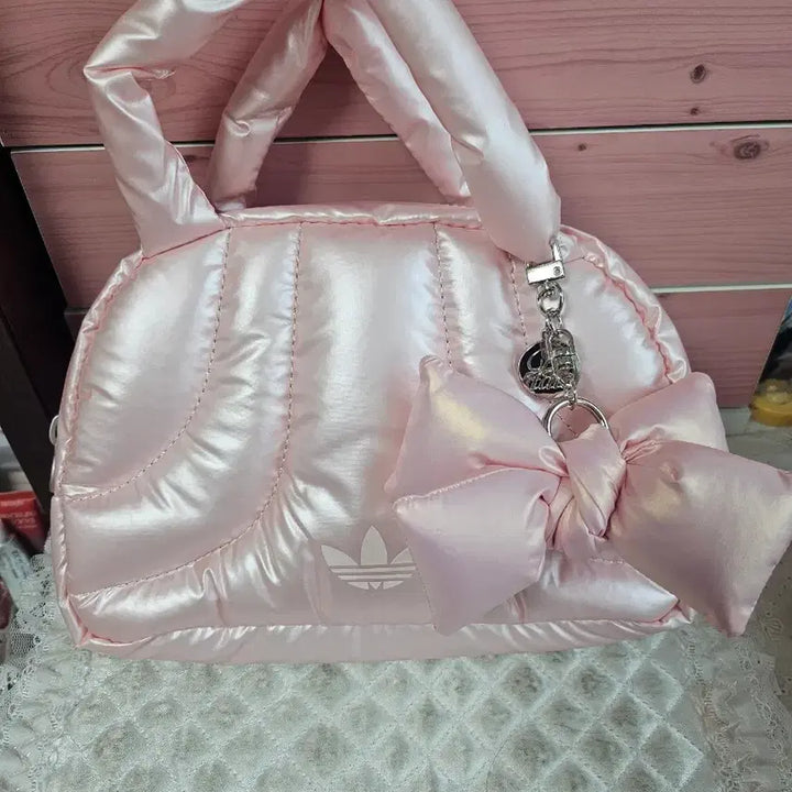 [BUNJANG] Adidas Mini Bowling Bag Metallic Pink / (아디다스정품) 아디다스 미니 볼링백 메탈릭 핑크