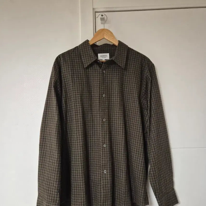 [BUNJANG] Brompton London Brushed Cotton Shirt &amp; Rayon Knit Bundle Set (Size 105-108) / 브롬톤런던 브러시드 코튼 셔츠 / 레이온 니트 105 일괄