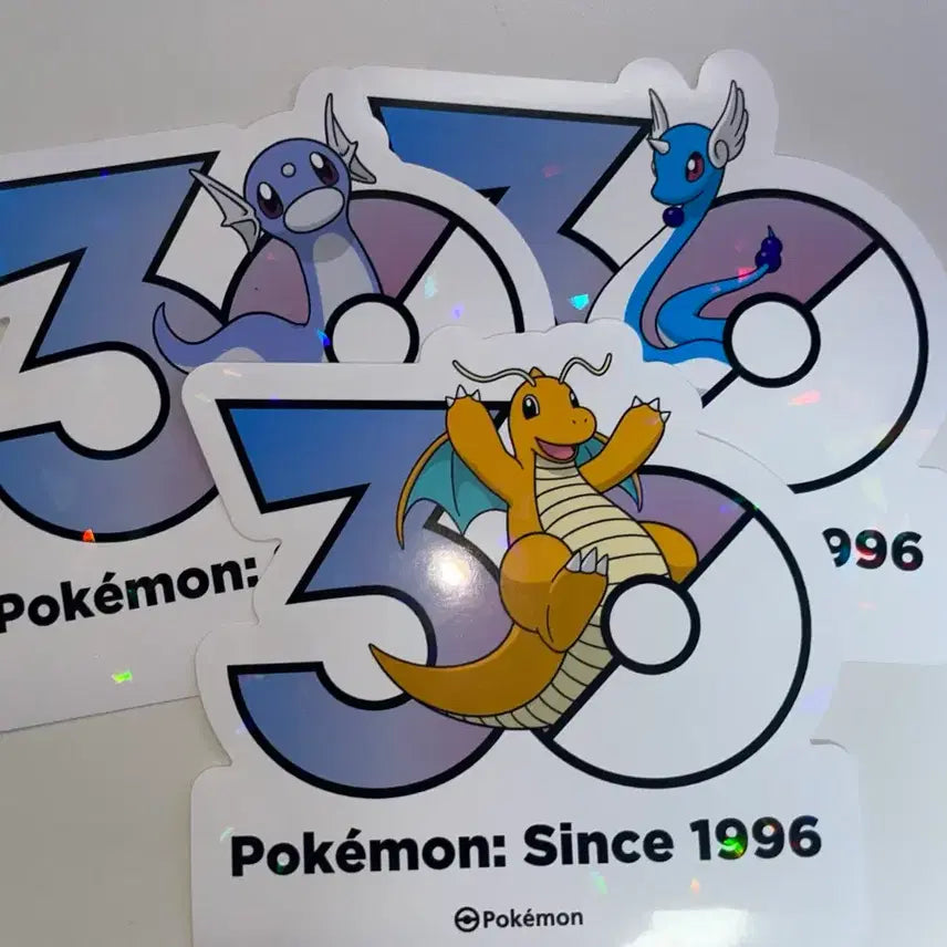 [BUNJANG] Pokemon 30th Anniversary Sticker / 포켓몬 30주년 스티커