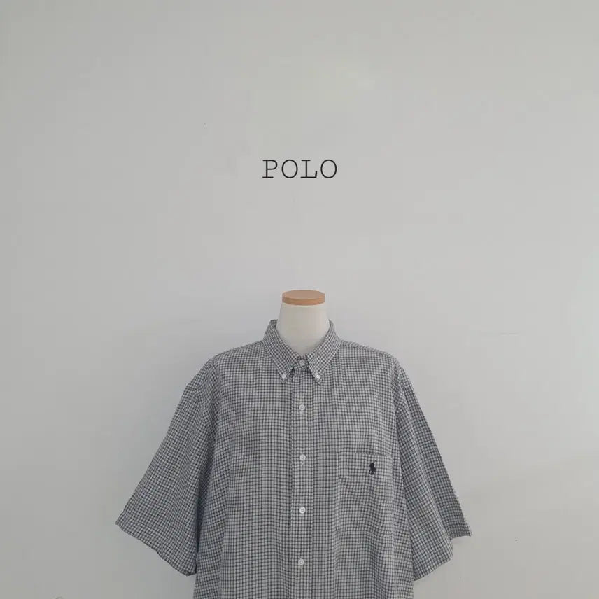 [BUNJANG] Polo Ralph Lauren Checked Short Sleeve Shirt / No.26050915 폴로 랄프로렌 반팔 체크 셔츠