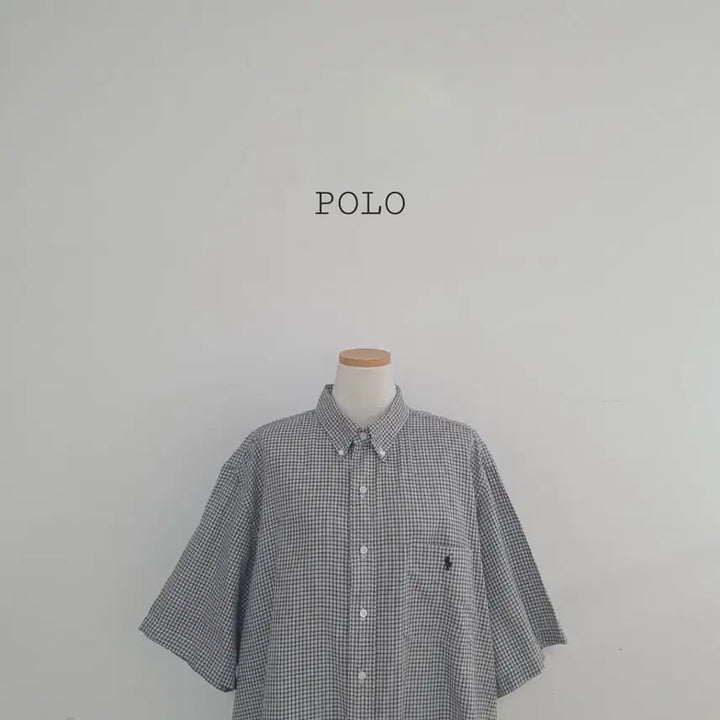 [BUNJANG] Polo Ralph Lauren Checked Short Sleeve Shirt / No.26050915 폴로 랄프로렌 반팔 체크 셔츠