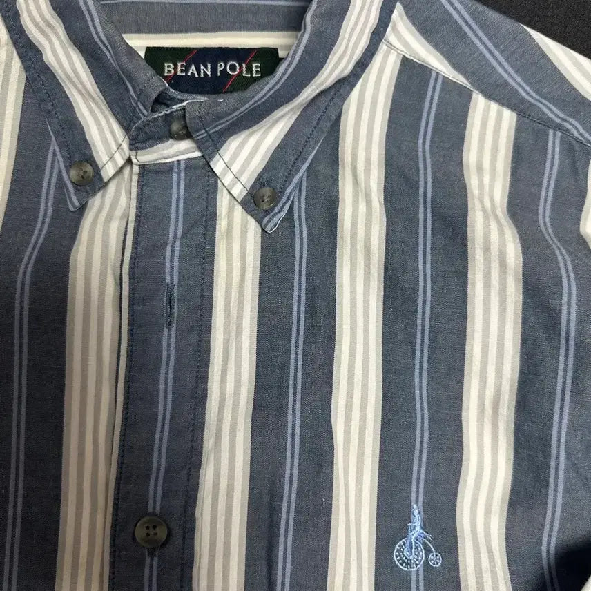 [BUNJANG] Beanpole Striped Casual Shirt / 빈폴 셔츠