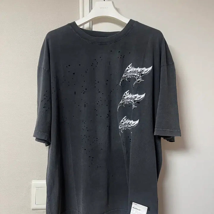 [BUNJANG] Satisfy Mostech T-Shirt Aged Black XL / 새티스파이 모스테크 티셔츠 에이지드블랙 XL