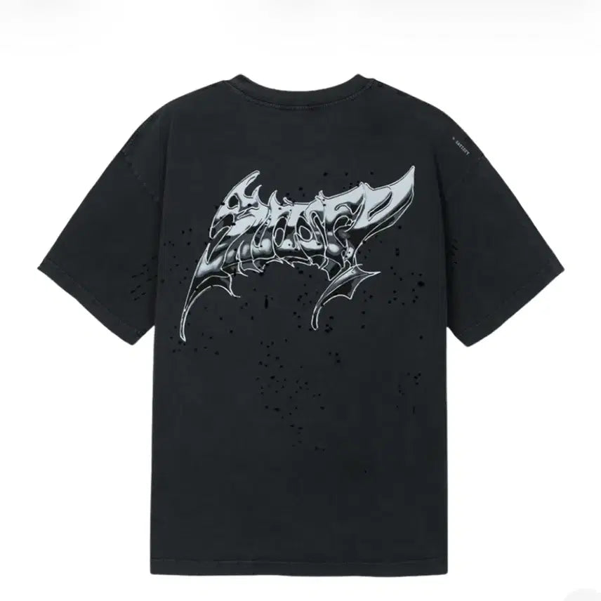 [BUNJANG] Satisfy Mostech T-Shirt Aged Black XL / 새티스파이 모스테크 티셔츠 에이지드블랙 XL