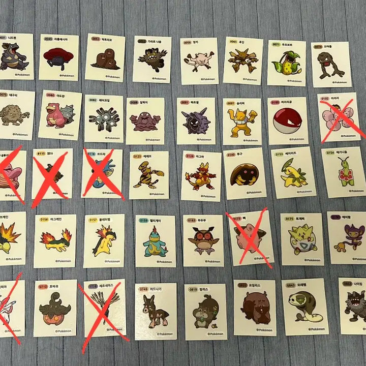 [BUNJANG] Pokemon, Oshi no Ko, Myo Myo 3D Stickers - Assorted / (한 장 당 천원) 포켓몬, 최애의아이,명조 띠부씰