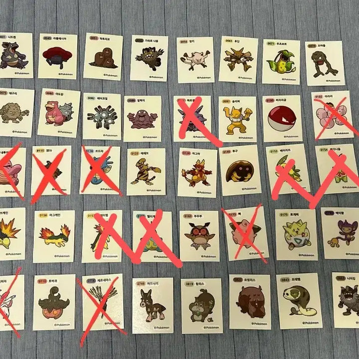 [BUNJANG] Pokemon, Oshi no Ko, Myo Myo 3D Stickers - Assorted / (한 장 당 천원) 포켓몬, 최애의아이,명조 띠부씰