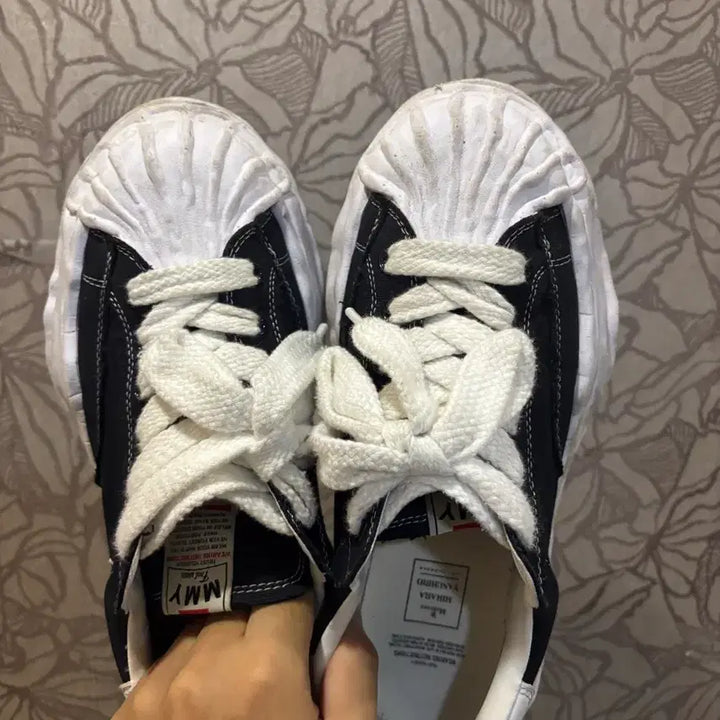 [BUNJANG] Maison MIHARA YASUHIRO Blakey OG Canvas Low Top Sneakers / [42] 메종 미하라 야스히로 블레이키 OG 캔버스 로우탑 스니커즈