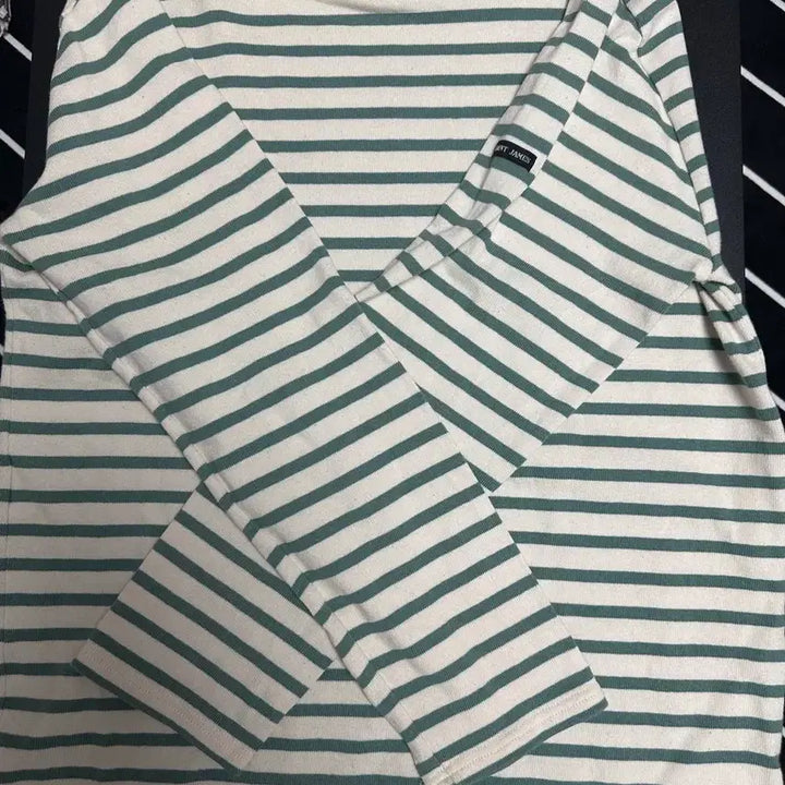 [BUNJANG] Saint James Striped Long Sleeve T-Shirt / 세인트제임스 티셔츠