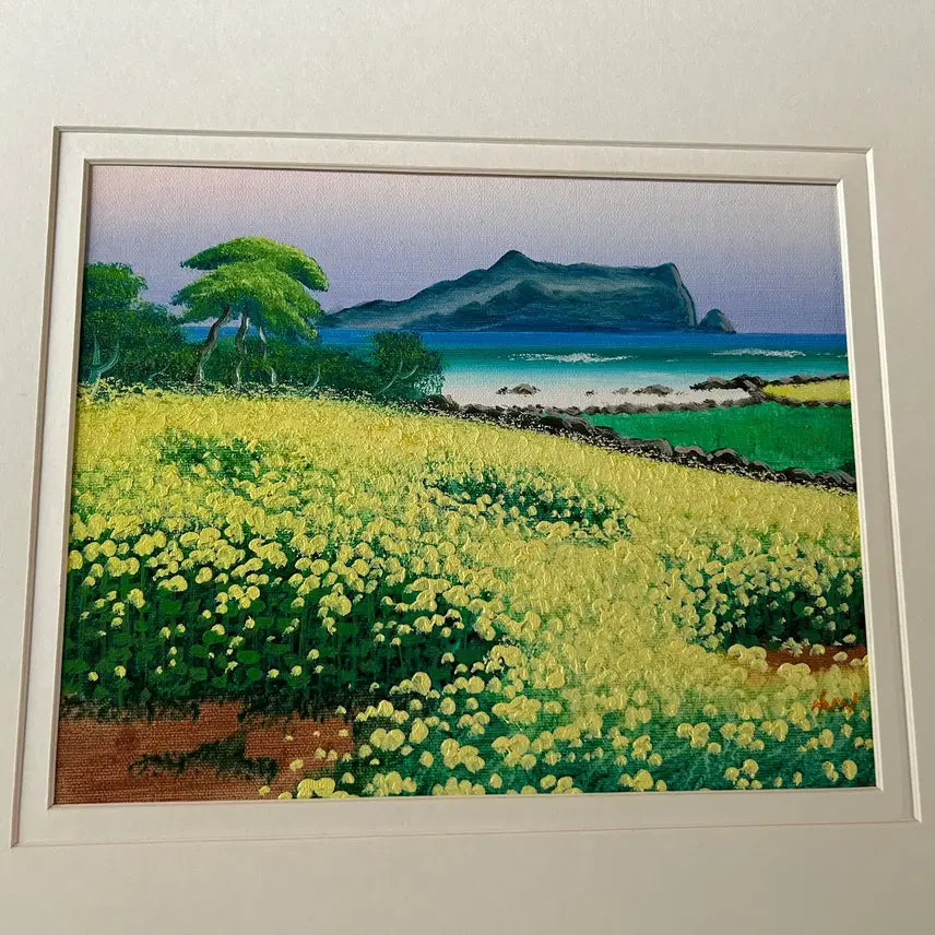 [BUNJANG] Oil Painting: Jeju Landscape (Unsigned, Undated) / 유화1점