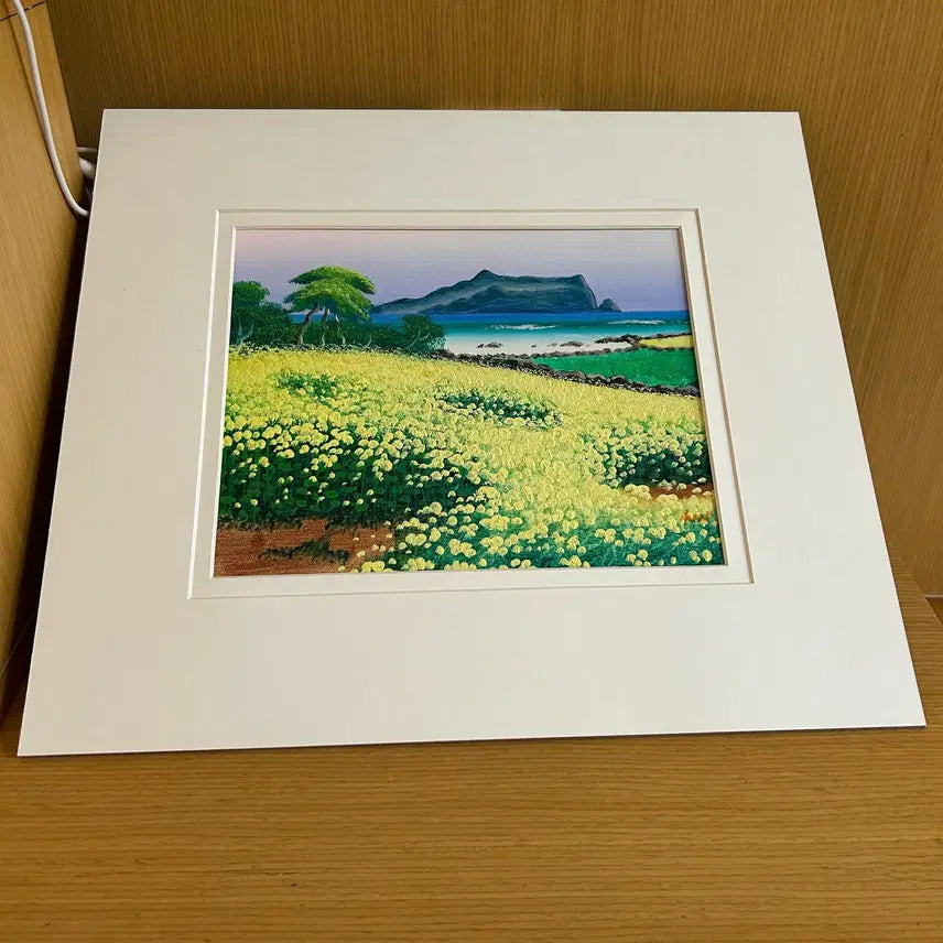 [BUNJANG] Oil Painting: Jeju Landscape (Unsigned, Undated) / 유화1점