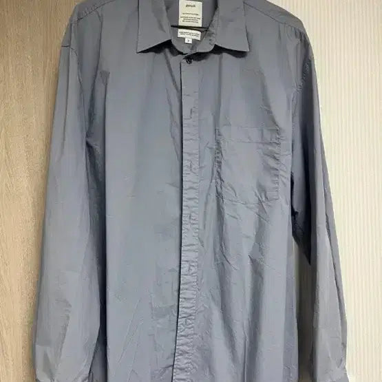 [BUNJANG] GONAK Glitch Shirt Blue Grey / 고낙 글리치 셔츠 블루 그레이 3