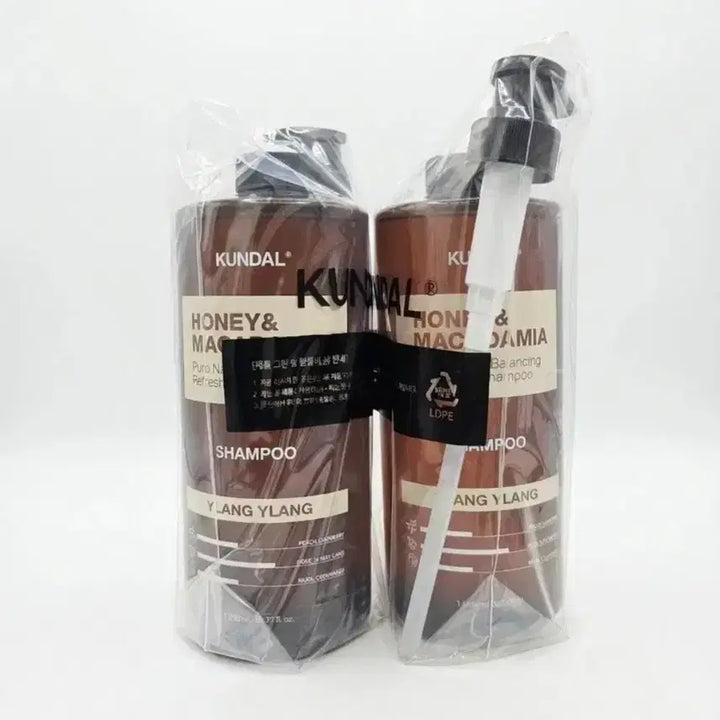 [BUNJANG] Kundal Honey Macadamia Shampoo Ylang Ylang Scent Large Size Set (2 x 1058ml) / 새상품) 대용량 쿤달 샴푸 일랑일랑 1058ml 2개 일괄