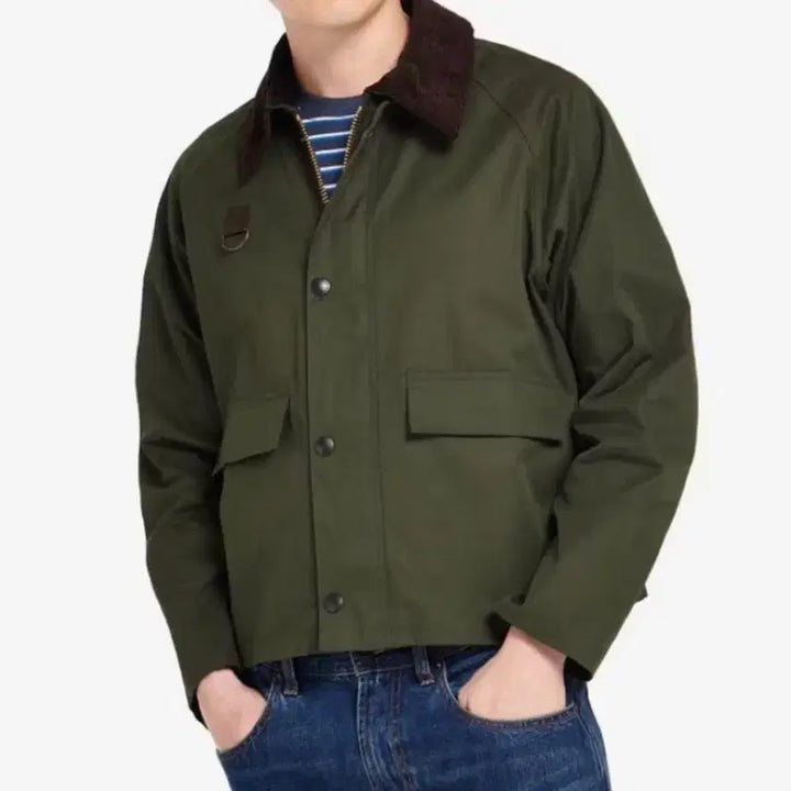 [BUNJANG] Barbour Spey Non-Wax Casual Jacket Khaki M / 바버 스페이 논왁스 카키 M사이즈 판매합니다!