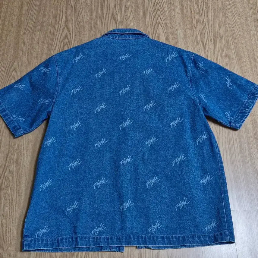 [BUNJANG] Nike Jordan Denim Short Sleeve Shirt L / 나이키 조던 데님 셔츠