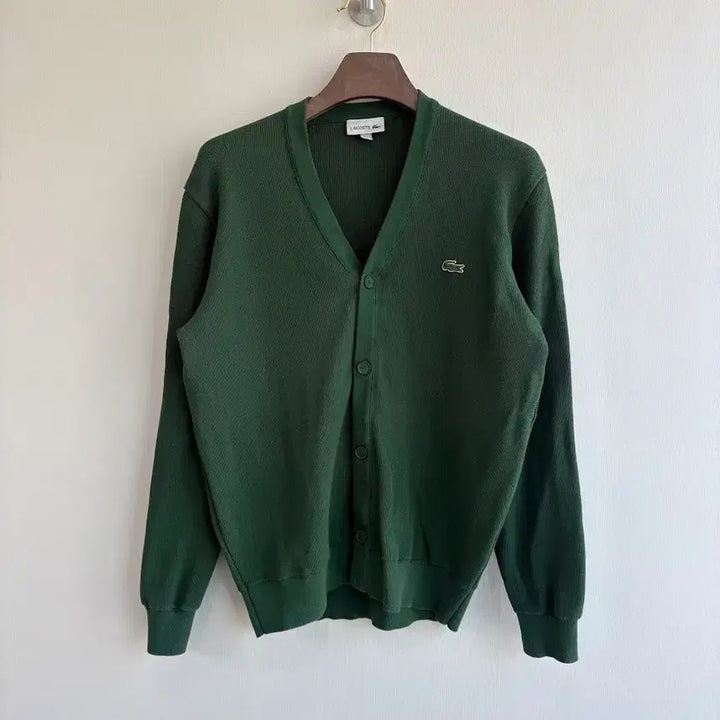 [BUNJANG] Lacoste Green Cardigan / 라코스테 그린 가디건