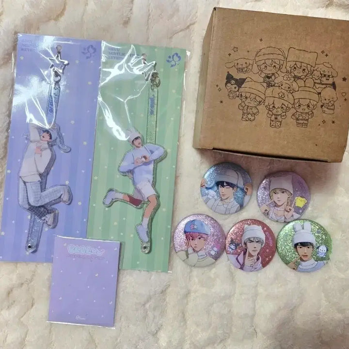[BUNJANG] PLAVE PPLAY YEJUN Bundle Set (Includes Sticky Keychain, etc.) / 플레이브 뿌우 예준set 일괄 양도해요 (스틱키링 등)