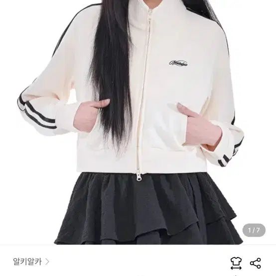 [BUNJANG] Alkialki Zip-up Hoodie / 알키알카 집업