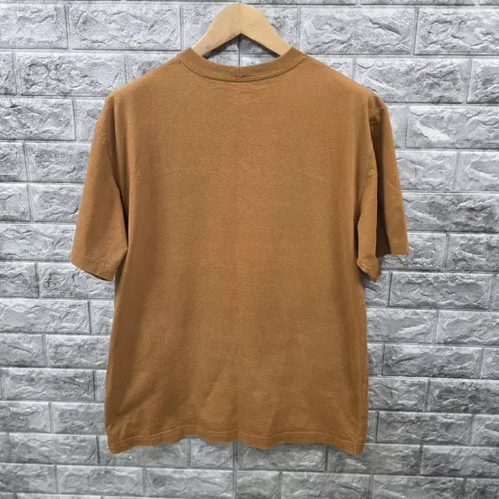 [BUNJANG] Carhartt Pocket T-Shirt Brown Size 95 (Oversized Fit) / 칼하트 포켓 반팔 티셔츠 브라운  사이즈 95 오버핏